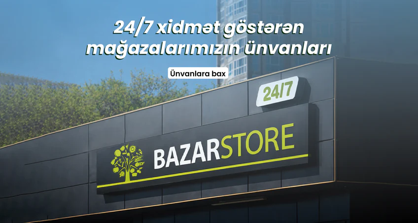 Bazarstore mağaza və xidmət məlumatları